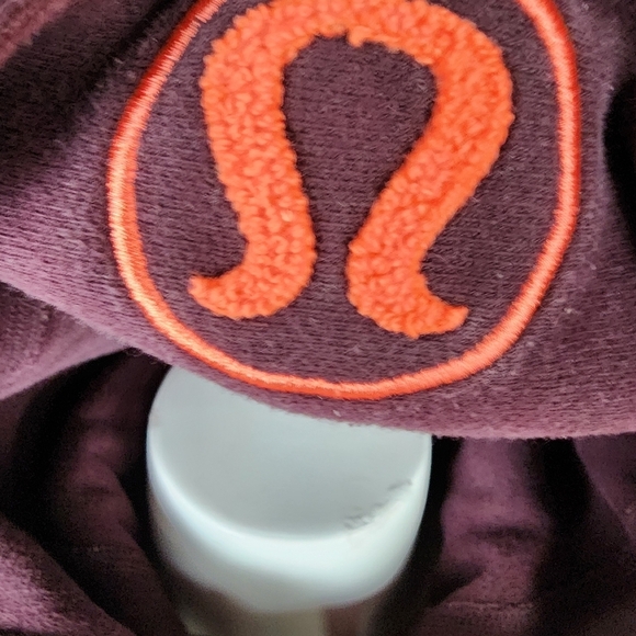 Lululemon Reversible  Scuba Hoodie Classic Remix Burgundy/Pink Pattern 2in1 - Picture 10 of 14